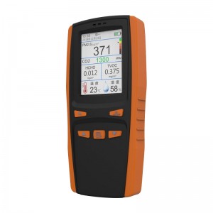 Air quality tester CO2 Detector Particle Dust Air Quality Meter digital Air Analyzer PM2.5 PM1.0 TVOC