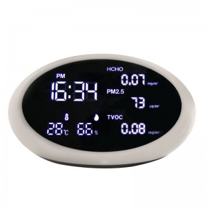 New Fashion PM2.5 Air quality monitor HCHO/TVOC AQI air detector meter for home, bed room, car indoor or outdoor