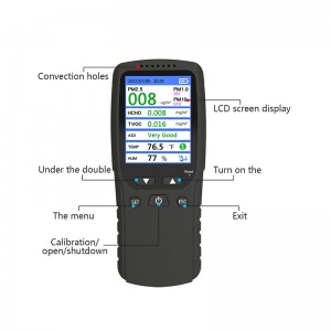Multi-functionAir quality detector Dienmern 106A indoor Air Pollution Quality Monitor