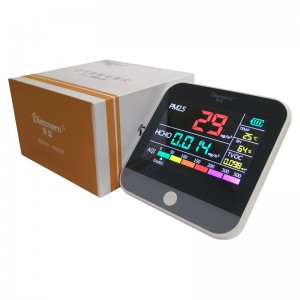 Dienmern Smart Air Quality Detector DM306 gas monitor with Laser sensor High sensitivity PM2.5 HCHO TVOC TEMP HUM